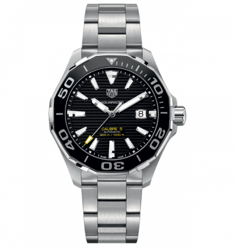 TAG Heuer Aquaracer 300M Calibre 5 41 Stainless Steel / Black / Steel WAY201A.BA0927