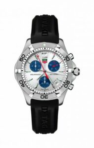 TAG Heuer Aquaracer 300M Quartz Chronograph 41 Stainless Steel / Silver / Rubber CAF1111.FT8010