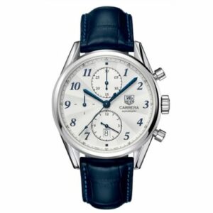 TAG Heuer Carrera Calibre 16 41 Heritage Stainless Steel / Silver / Alligator CAS2111.FC6292
