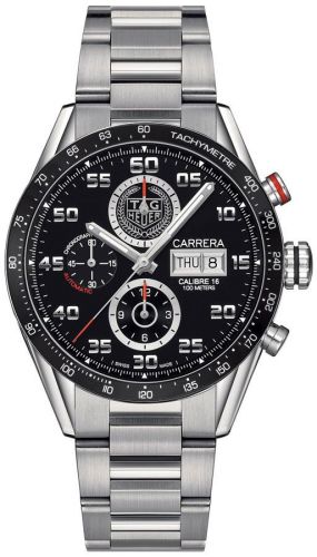 TAG Heuer Carrera Calibre 16 Day Date 43 Stainless Steel / Ambassador CV2A1T.BA0738