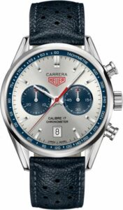 TAG Heuer Carrera Calibre 17 41 Stainless Steel / Silver / Calf CV5111.FC6335