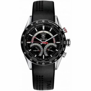 TAG Heuer Carrera Calibre S Laptimer 43 Stainless Steel / Black / Rubber CV7A10.FT6012