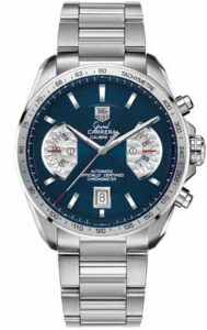 TAG Heuer Grand Carrera Calibre 17 RS 43 Stainless Steel / Blue / Japan CAV511F.BA0902