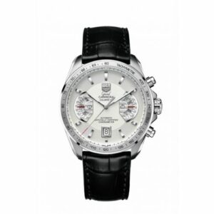 TAG Heuer Grand Carrera Calibre 17 RS 43 Stainless Steel / Silver / Alligator CAV511B.FC6225