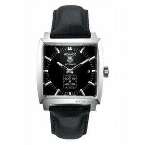 TAG Heuer Monaco Calibre 6 Automatic Stainless Steel / Black / Calf WW2110.FC6171
