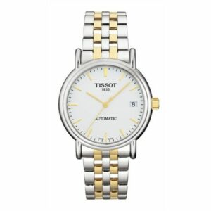 Tissot Carson Automatic 35.5 Stainless Steel / Yellow Gold PVD / Silver / Bracelet T95.2.483.31