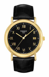 Tissot Carson Quartz 40 Yellow Gold / Black / Strap T907.410.16.053.00