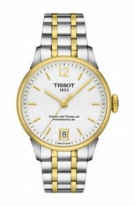 Tissot Chemin des Tourelles Powermatic 32 Stainless Steel / Yellow Gold / Silver / Bracelet T099.207.22.037.00