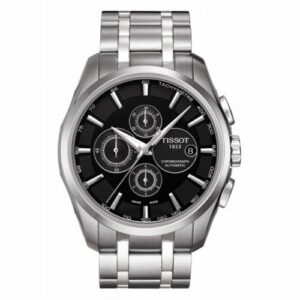 Tissot Couturier Automatic Chronograph Stainless Steel / Black / Bracelet T035.627.11.051.00