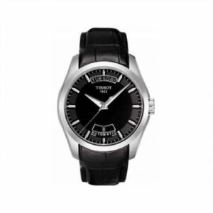 Tissot Couturier Automatic Day-Date Stainless Steel / Black / Strap T035.407.16.051.00