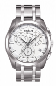 Tissot Couturier Quartz Chronograph GMT Silver T035.439.11.031.00