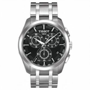 Tissot Couturier Quartz Chronograph Stainless Steel / Black / BRacelet T035.617.11.051.00