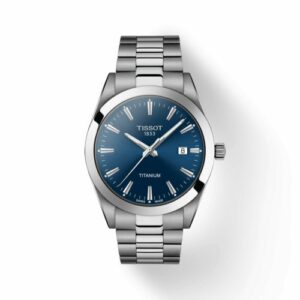 Tissot Gentleman Quartz Titanium / Blue / Bracelet T127.410.44.041.00