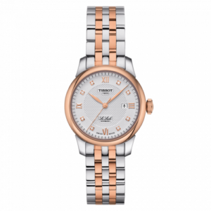 Tissot Le Locle 29 Automatic Lady Stainless Steel - Rose Gold / Silver / Bracelet T006.207.22.036.00