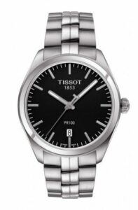 Tissot PR 100 Quartz 39 Stainless Steel / Black / Bracelet T101.410.11.051.00