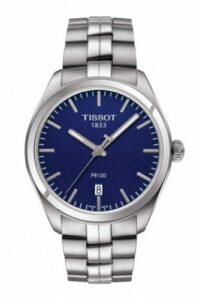 Tissot PR 100 Quartz 39 Stainless Steel / Blue / Bracelet T101.410.11.041.00