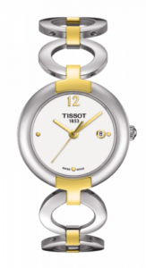 Tissot Pinky Stainless Steel / PVD Gold / White / Bracelet T084.210.22.017.00