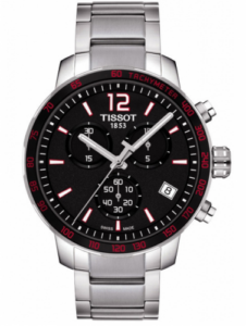 Tissot Quickster Chronograph Stainless Steel / Black / Bracelet T095.417.11.057.00