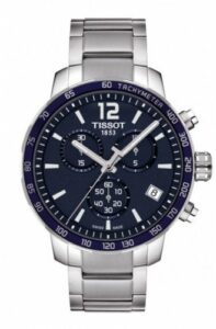 Tissot Quickster Chronograph Stainless Steel / Blue / Bracelet T095.417.11.047.00