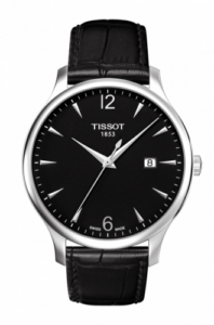 Tissot Tradition 42 Stainless Steel / Black / Strap T063.610.16.057.00