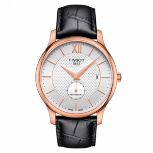 Tissot Tradition Automatic Small Second Rose Gold PVD / Silver T063.428.36.038.00