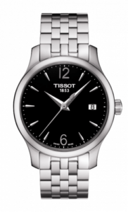 Tissot Tradition Lady Stainless Steel / Black / Bracelet T063.210.11.057.00
