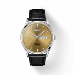 Tissot Visodate Powermatic 80 Stainless Steel / Champagne / Strap T118.430.16.021.00