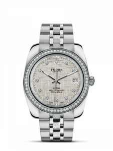 Tudor Classic 38 Stainless Steel / Diamond / Silver-Diamond / Bracelet 21020-0003