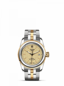 Tudor Glamour Date 26 Stainless Steel / Yellow Gold / Jacquard Champagne / Bracelet 51003-0006