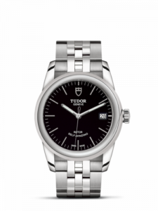 Tudor Glamour Date 36 Stainless Steel / Black / Bracelet 55000-0007