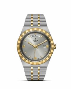 Tudor Royal Day-Date 41 Stainless Steel / Yellow Gold / Silver - Diamond 28603-0002