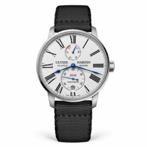 Ulysse Nardin Marine Torpilleur Stainless Steel / White / Fabric 1183-310-0A/0A