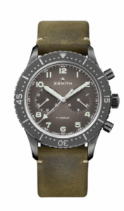 Zenith Cronometro Tipo CP-2 Flyback Aged Steel / Slate 11.2240.405/21.C773