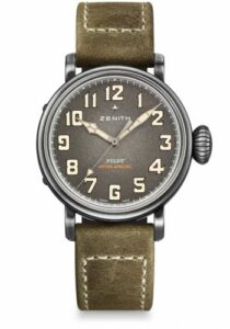 Zenith Pilot Type 20 Extra Special 40 Aged Stainless Steel / Green 11.1940.679/63.C800